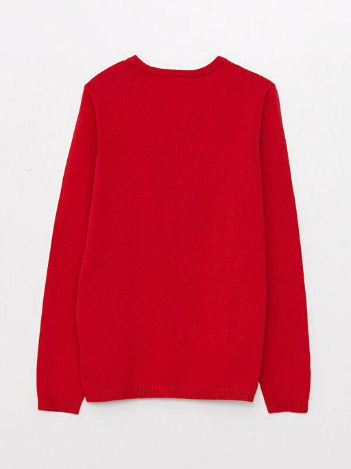 Bisiklet Yaka Basic Uzun Kollu K?z ?ocuk Triko Kazak - Waikiki фото 2