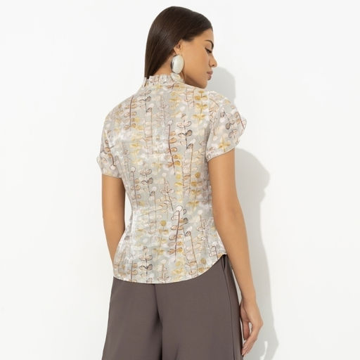 Блуза нарядная Лёгкий шик тяжёлый эффект - Charutti фото 5