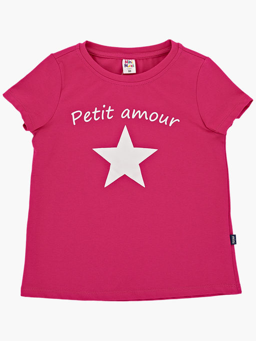 Комплект для девочки с принтом UD 7178/0858 малина - Mini maxi фото 5