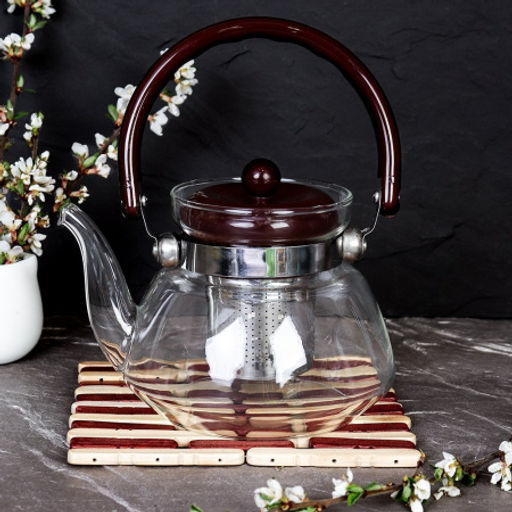 Чайник 750 мл жаропрочное стекло / YG-0331 /уп 36/ - ГалеонТрейд фото 3