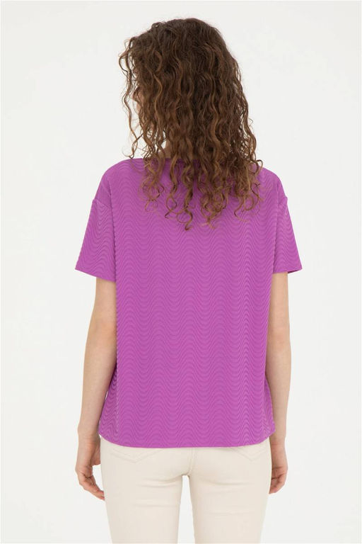 Женская фиолетовая футболка - U.s. polo assn фото 5