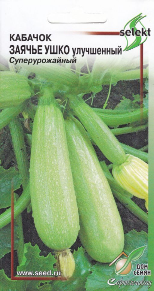 Кабачок Заячье ушко улучшенный