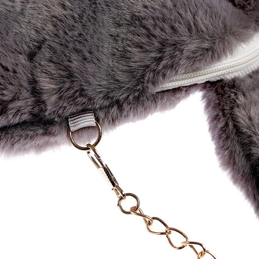 Сумка детская Зайчик, 20?20 см, серая