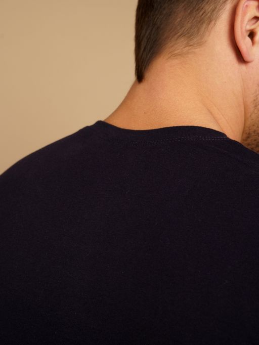 Футболка хлопок 100%,темно-синяя - Binita фото 19