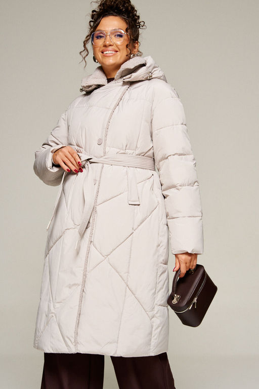 Пальто Beautiful Free 8024 жемчуг