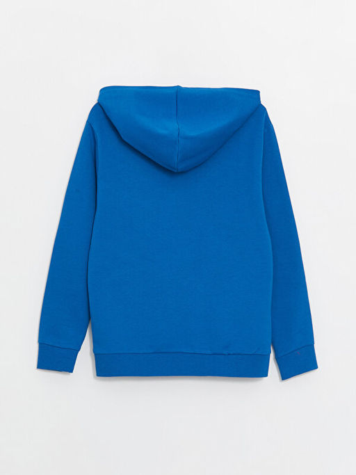 Basic Uzun Kollu Erkek ?ocuk Hoodie - Waikiki фото 3