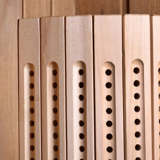 Абажур для бани и сауны, липа, настенный, угловой, прорезной, «Добропаровъ»