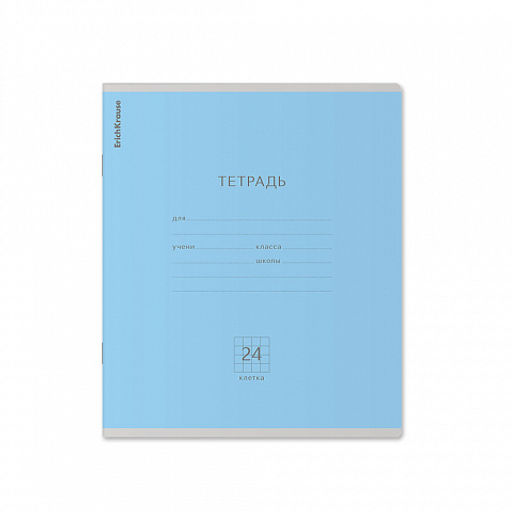 Цена за 160 шт. Тетрадь школьная ученическая ErichKrause Классика желтая, 24 листа, линейка (в плёнке по 10 шт.)  фото 3
