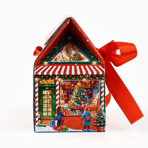 Цена за 2 шт. Коробка подарочная новогодняя складная «С Новым годом!», 15×18×10 см