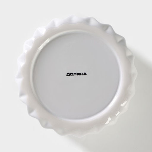 Банка керамическая для сыпучих продуктов Доляна Золотой зайка, 1,1 л, цвет белый  фото 12
