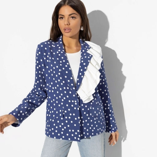 Жакет со съемным воланом, Леди будущего (гламур) - Charutti фото 4