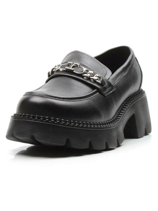 03-5939 BLACK Лоферы женские (натуральная кожа)