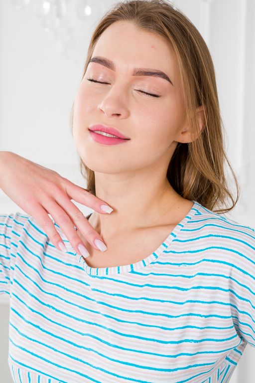 Туника женская из кулирки Альбертина бирюзовый - Амадэль фото 8