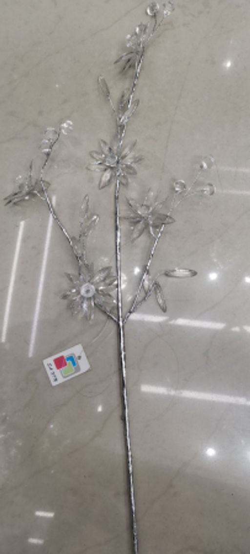 Цветок декоративный стеклярус 68 см / SA15807 /уп 360/ - Галеонтрейд фото 3