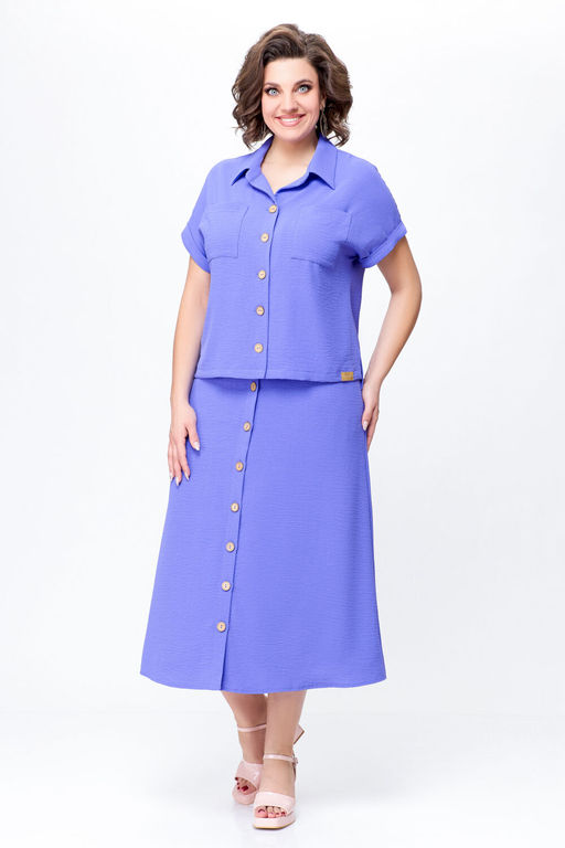 Блуза Swallow 803.2 черный+серебряный узор фото 3