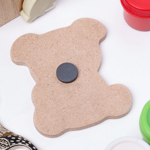 Цена за 2 шт. Раскраска-магнит "Собачка", многоразовая, 8х6,5 см