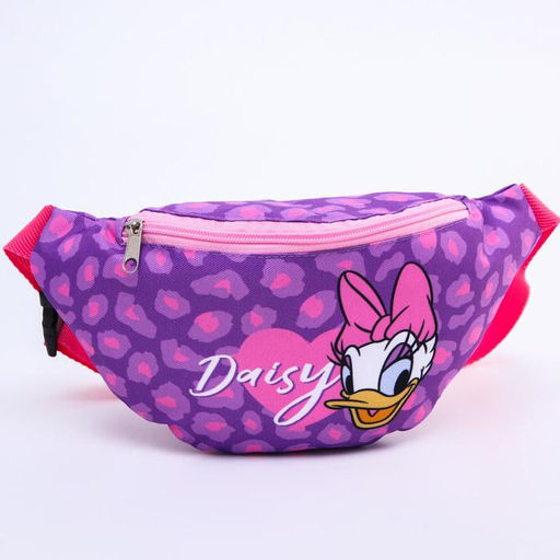 Сумка на пояс детская Дейзи, сиренево-розовая, 25×6×13