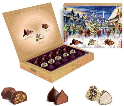 Набор конфет Чудеса случаются (Новогодний город) 215 г - Пермская кондитерская фабрика фото 2