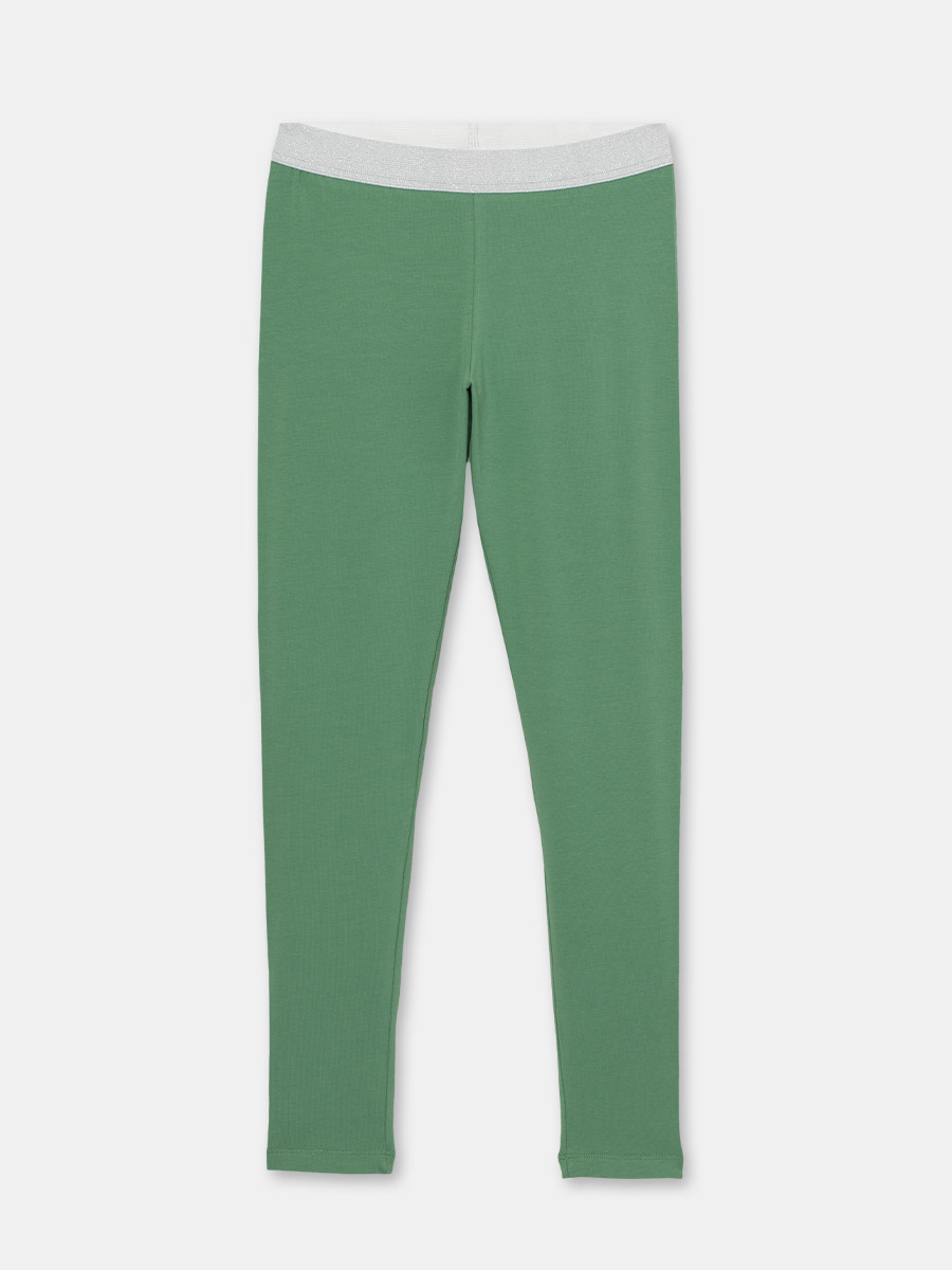 CRB wear/CSJG 70178-34-307 Брюки модель "легинсы" для девочки, оливковый/Ex.Cherubino