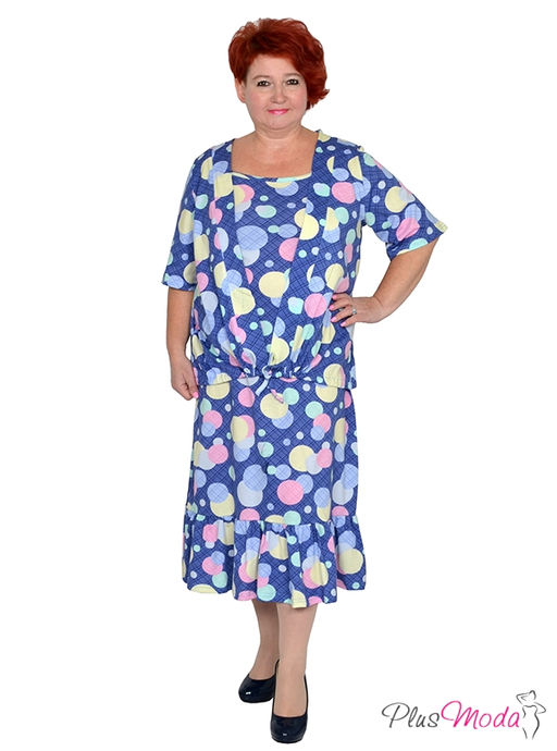 Кардиган-накидка Модель №1519 размеры 44-84 - Plusmoda фото 6