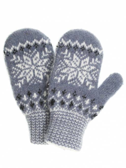 Варежки детские "Снежинка" 3 цвета 0804-16