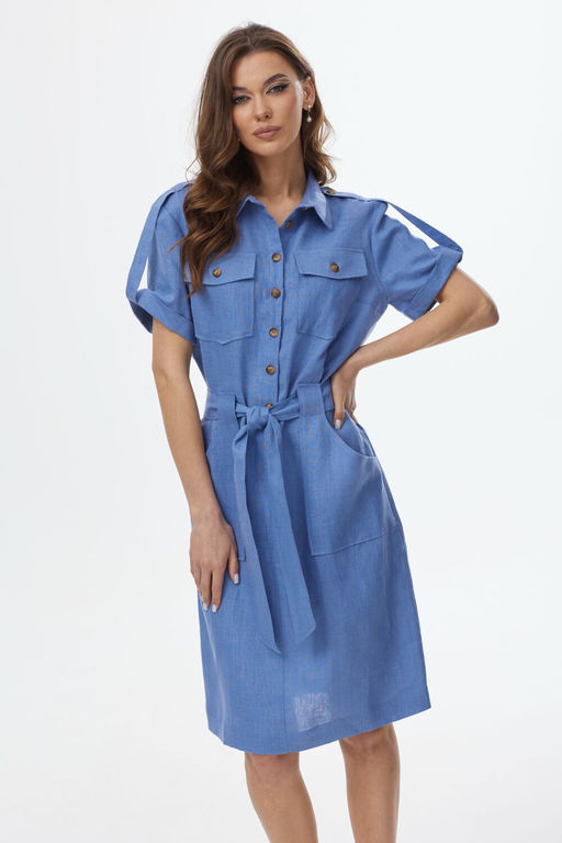 Платье Golden Valley 4921W-Р голубой фото 4