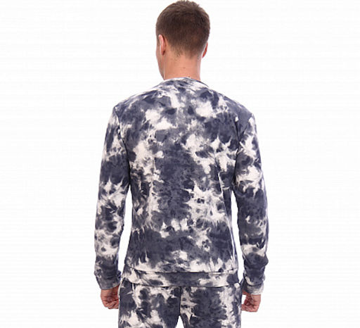 РАСПРОДАЖА Свитшот Тай дай_М93/серый - Ihomelux фото 2