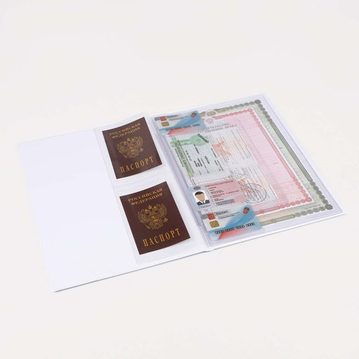 Папка для семейных документов,1 комплект, цвет белый - Simaland фото 3