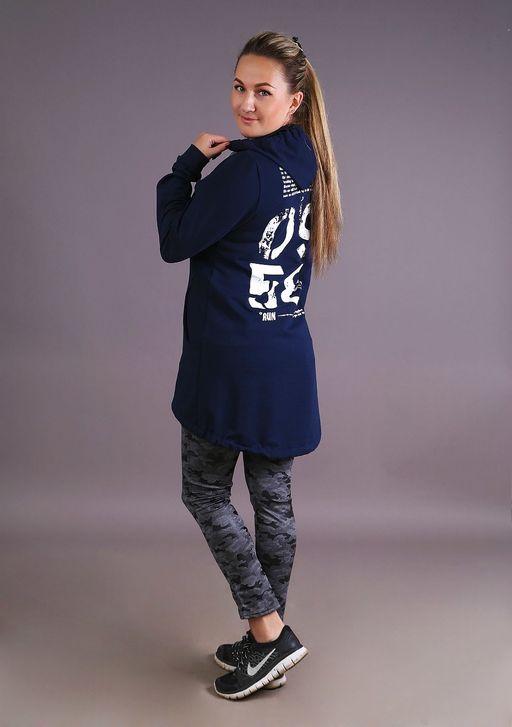 Парка Эшли т. синяя - Марлен фото 2