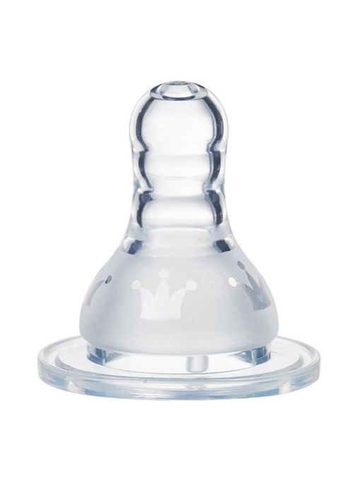 Соска на бутылочку, антиколиковая, +0 мес., M&B «Корона»