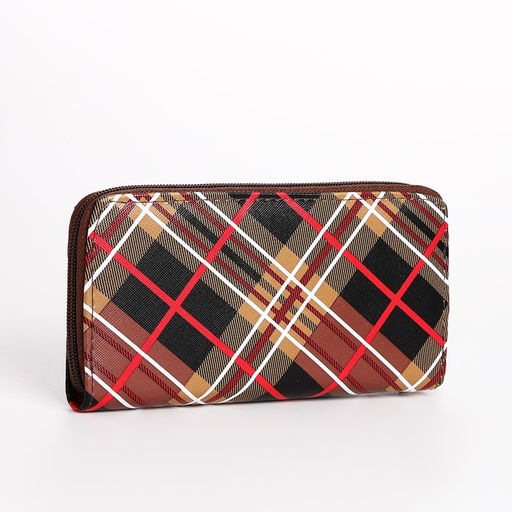 Кошелёк на молнии, цвет коричневый - Simaland фото 2