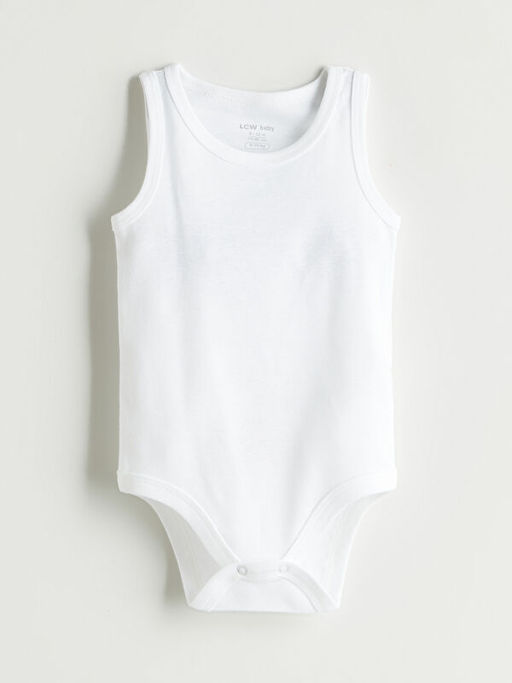 Bisiklet Yaka Basic Erkek Bebek ??t??tl? Bodysuit