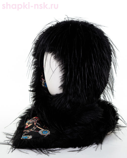 Леона экомех страус Капюшон женский (56-58)