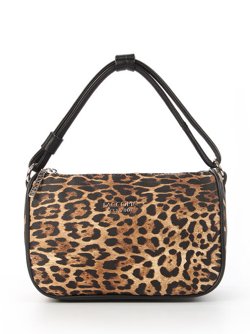 LACCOMA сумка Айлин-леопард эко кожа хлопок фото 3