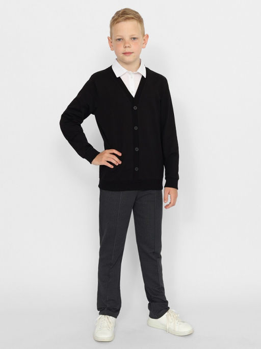 CRB wear/CWJB 63620-22 Джемпер для мальчика,черный/Ex.Cherubino  фото 3