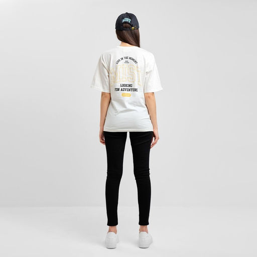 Футболка женская Mist Old School размер 48, цвет молочный