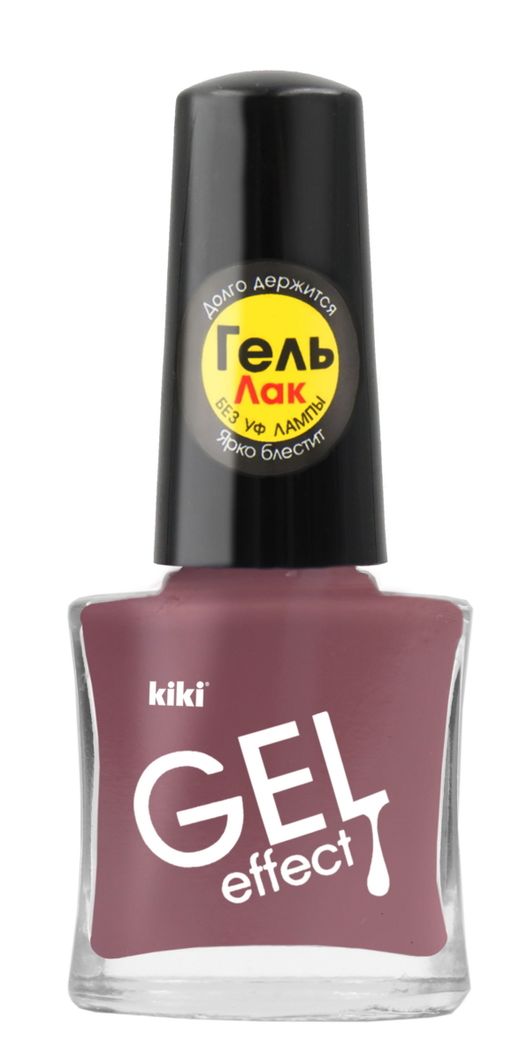 KIKI Лак для ногтей гель-эффект 072, 6 мл  фото 2