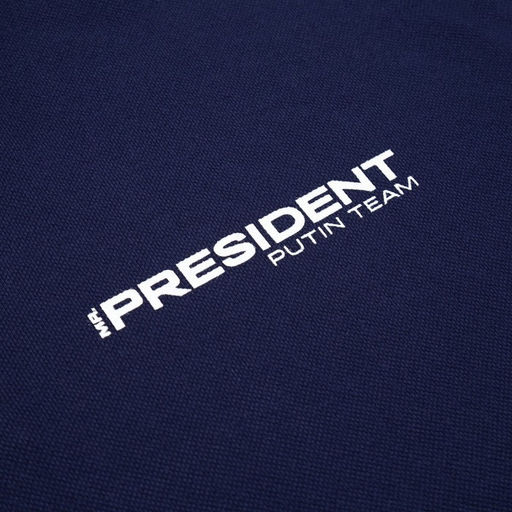 Поло с длинным рукавом President, размер L, цвет синий
