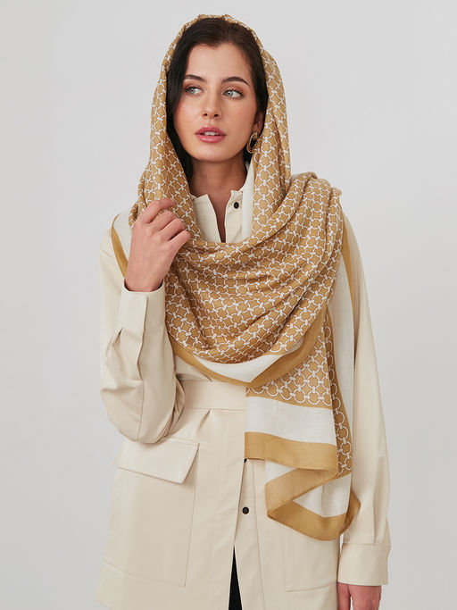 Большой, мягкий, тонкий и очень нежный двусторонний палантин - Tantino фото 8