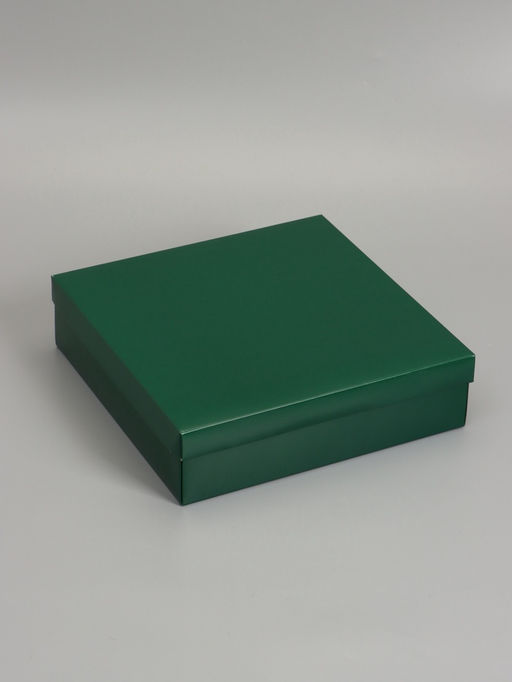 Цена за 5 шт. Коробка складная, крышка-дно, армейский зелёный, 30 х 30 х 8 см