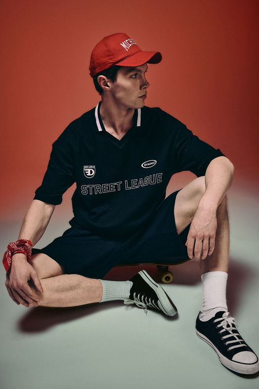 Pamuklu Loose Fit Polo Ti__rt
