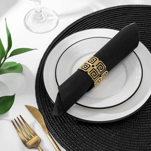 Кольцо для салфетки Греческий, 43,5 см, цвет золотой - Simaland фото 2