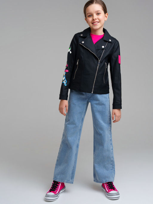 PlayToday / Куртка из экокожи для девочки  фото 4