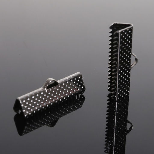 Зажим для ленты (набор 10шт) 22мм СМ-343, цвет серый - Queen fair фото 2