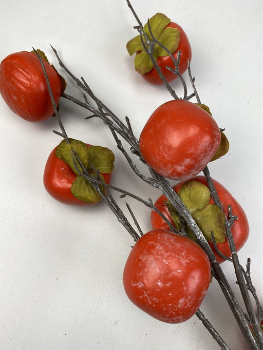 Ветка с хурмой екоративное растение 100см