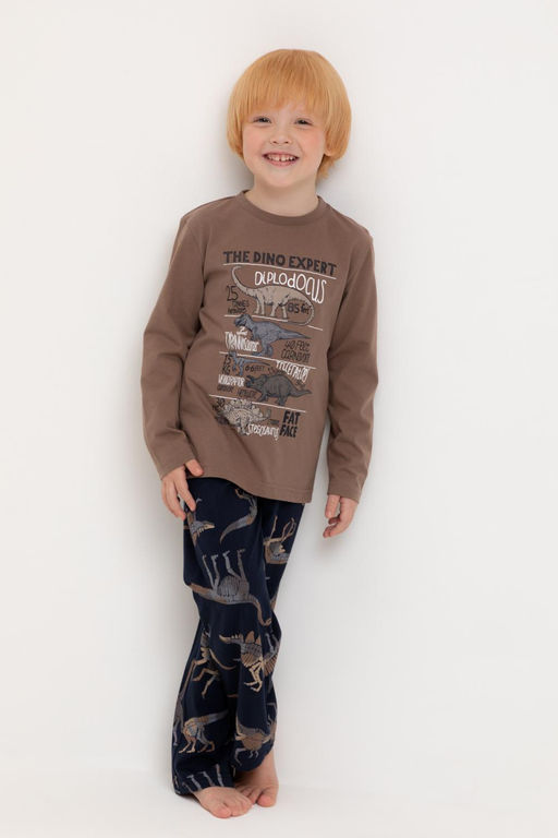 Crockid _ К 1600/сосновая кора,на раскопках пижама для мал  фото 5