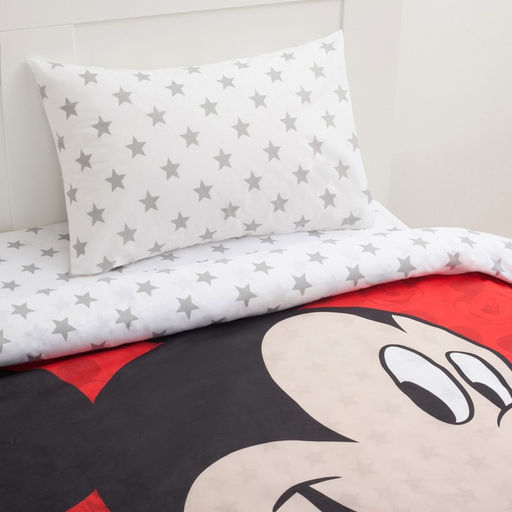 Постельное бельё 1,5 сп Микки Маус 143х215 см, 150х214 см, 50х70 см -1 шт., поплин 125 г/м2 - Disney фото 2