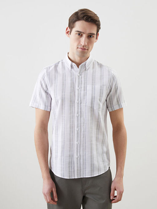 Regular Fit Erkek Dokulu G?mlek