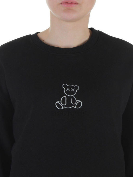 5012-1 BLACK Свитшот женский (100% хлопок)