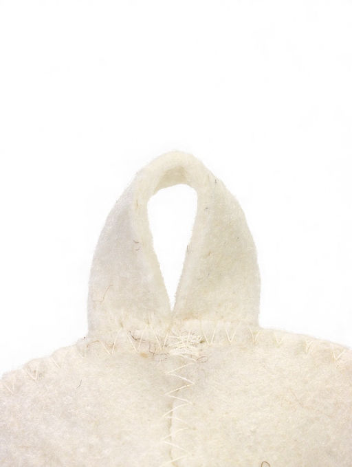 Шапка для бани с принтом "23 февраля", белая